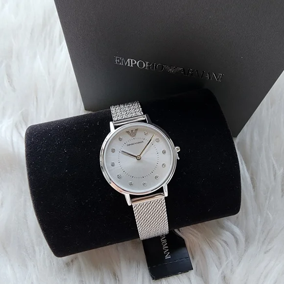 Emporio Armani Silver Women's Watch - Picture 7 of 13